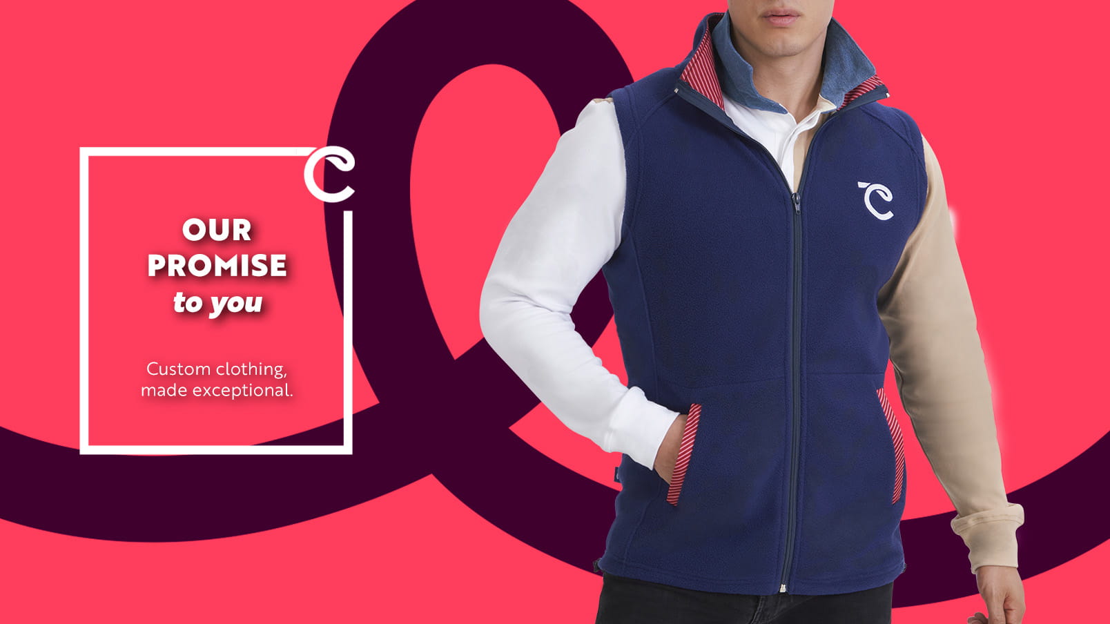CLIFTON Grant Custom Microfleece Vest